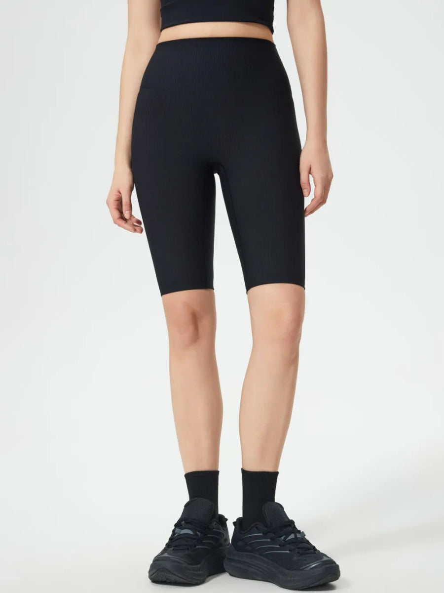 High Waist Active Shorts - CELIVINE