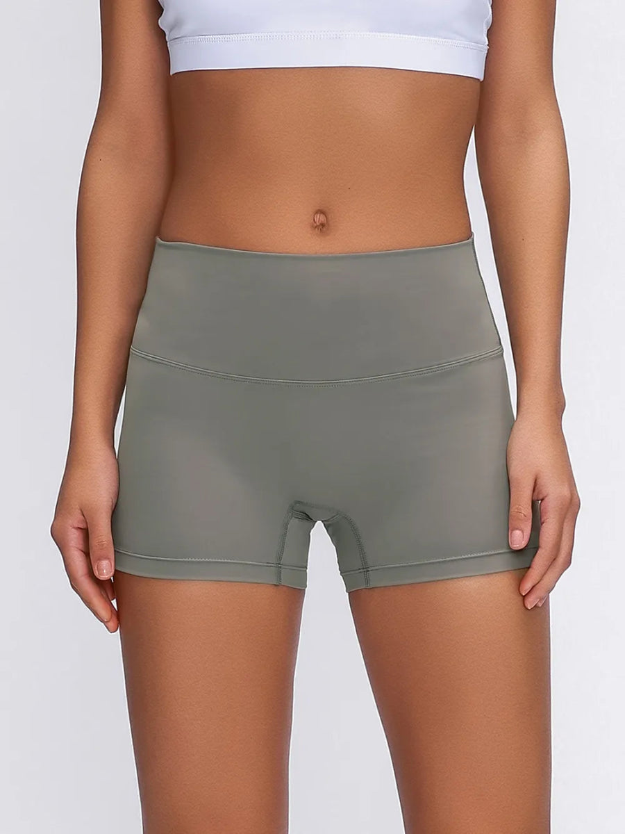 High Waist Active Shorts - CELIVINE