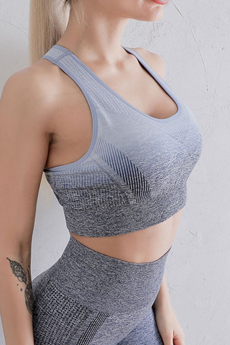 Gradient Sports Bra and Leggings Set - CELIVINE