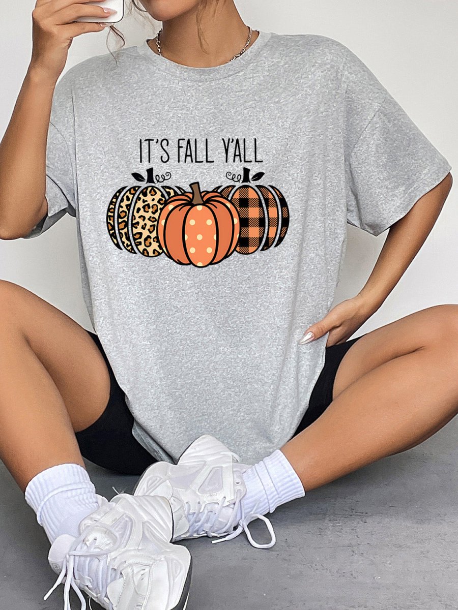 IT'S FALL Y'ALL Graphic T-Shirt - CELIVINE