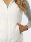 Zip Up Turtleneck Vest with Pockets - CELIVINE