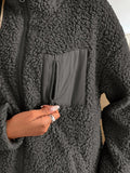 Ivy Lane Zip Up Long Sleeve Fuzzy Jacket - CELIVINE