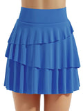 Tiered Ruffle Active Skort - CELIVINE
