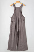Corded Adjustable Straps Wide Leg Loose Overalls - CELIVINE