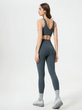 Wide Waistband Active Leggings - CELIVINE