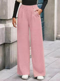 Wide - Leg Pants - CELIVINE