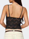 Adjustable Strap Lace Cami - CELIVINE