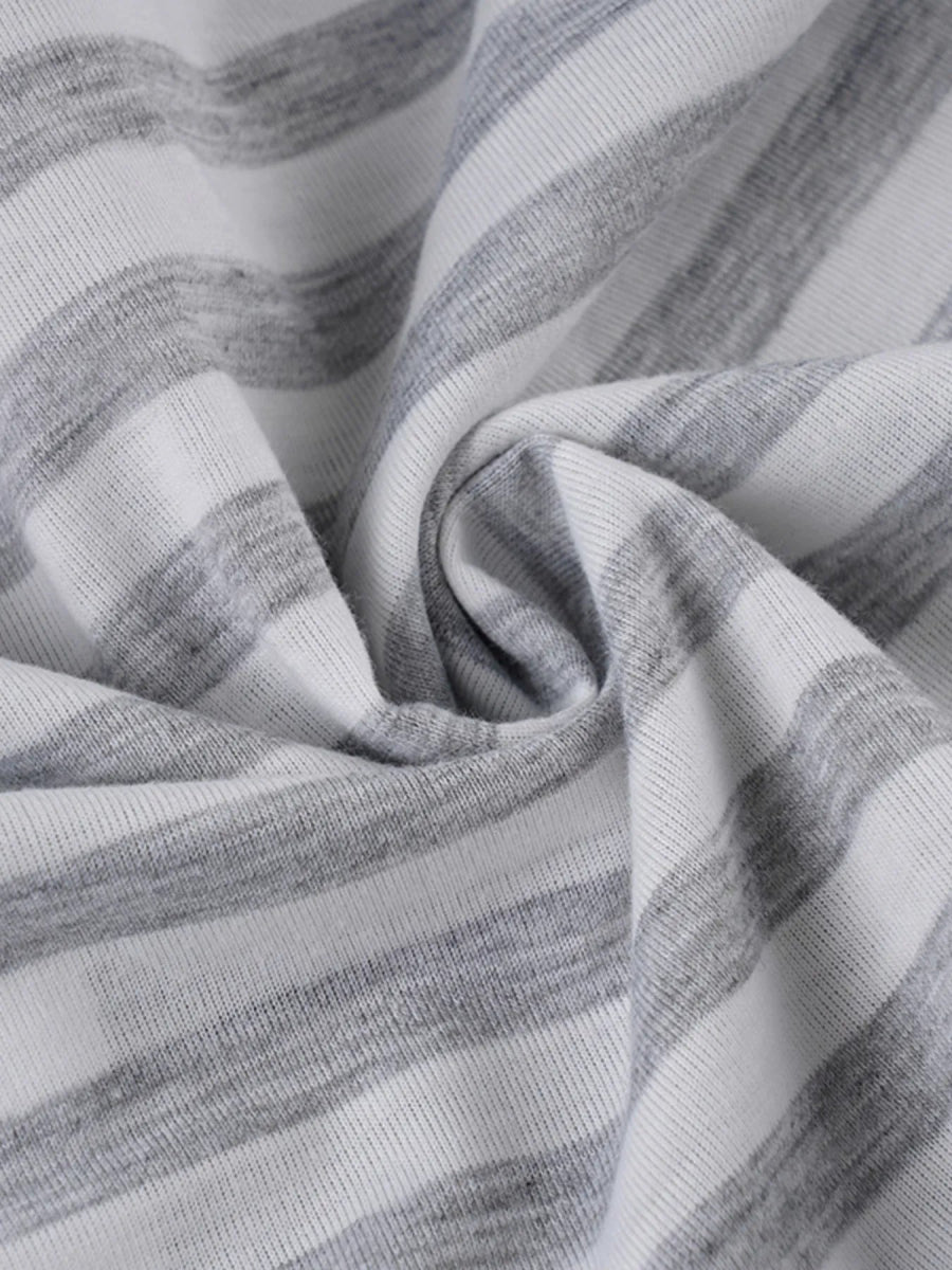 Striped Halter Neck Mini Dress - CELIVINE