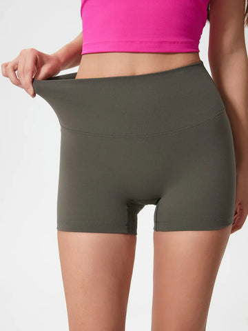 High Waist Active Shorts - CELIVINE