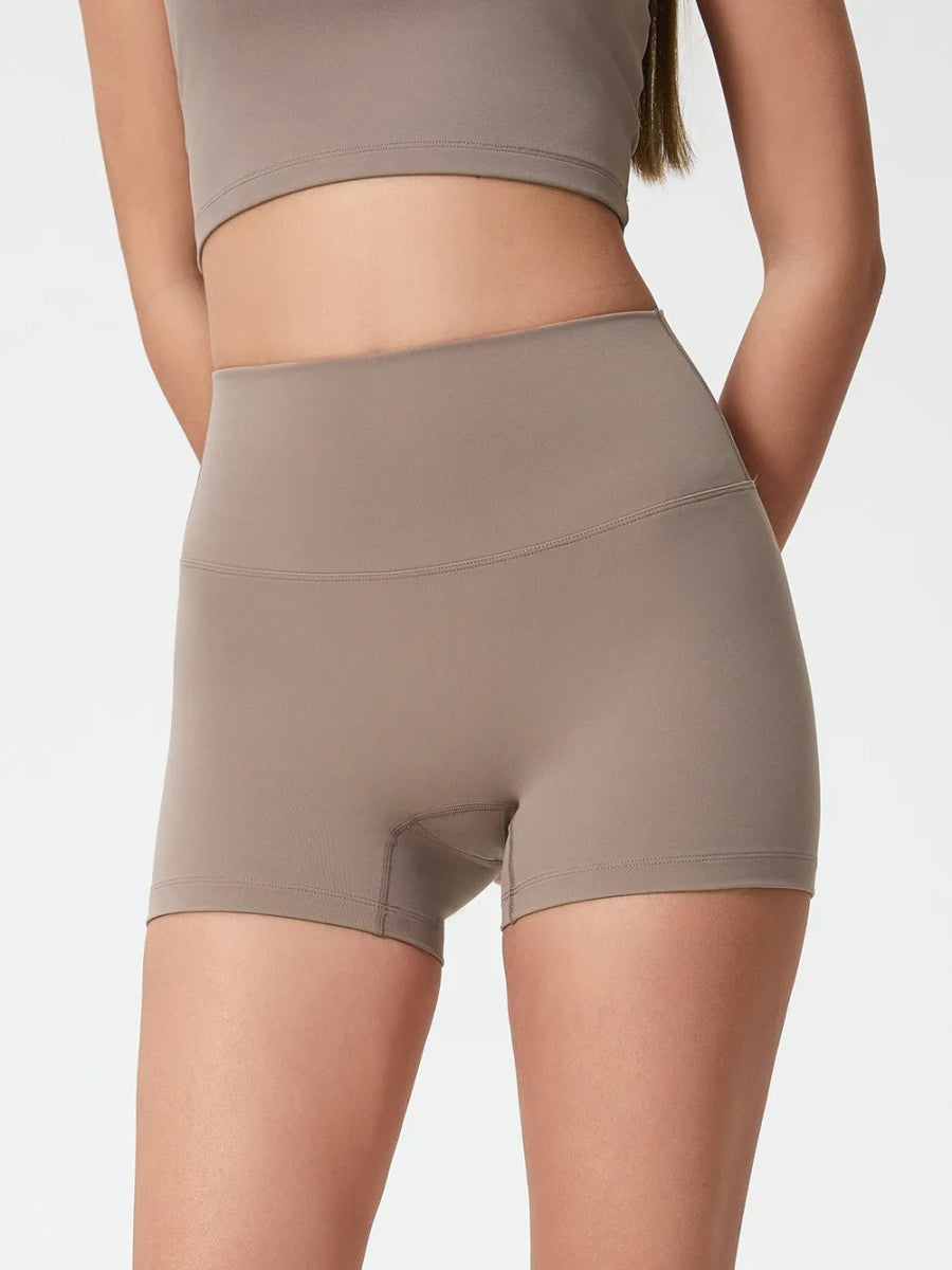 High Waist Active Shorts - CELIVINE