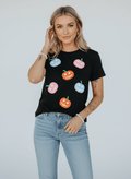 Pumpkin Patched Playful Halloween T Shirt - CELIVINE