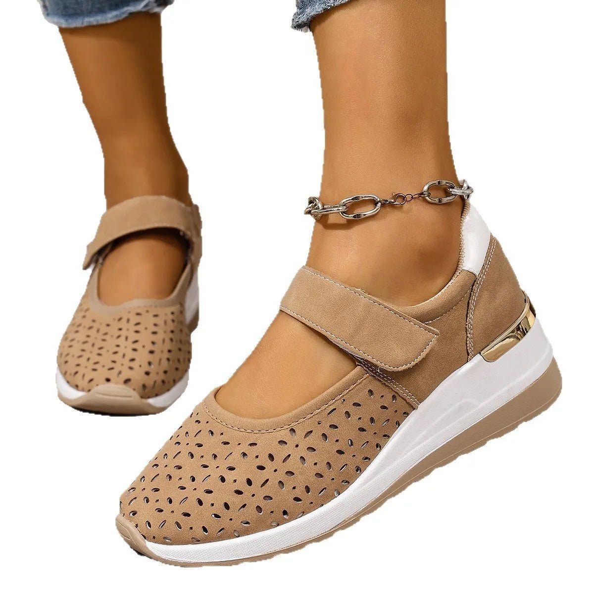 Breathable Wedge Sandals - CELIVINE