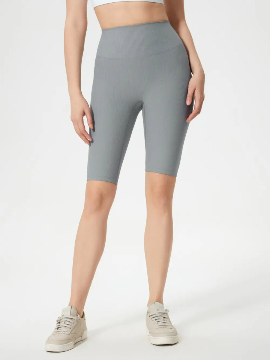 High Waist Active Shorts - CELIVINE