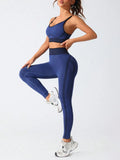 Scoop Neck Cami and High Waist Leggings Active Set - CELIVINE