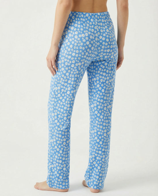 Bloomline Floral Flare Pants - CELIVINE