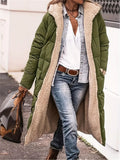 Full Size Zip Up Sherpa Hooded Coat - CELIVINE