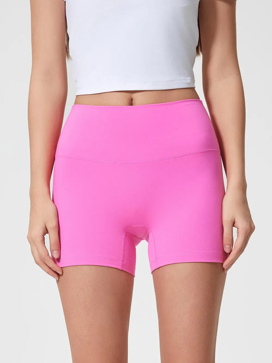 High Waist Active Shorts - CELIVINE