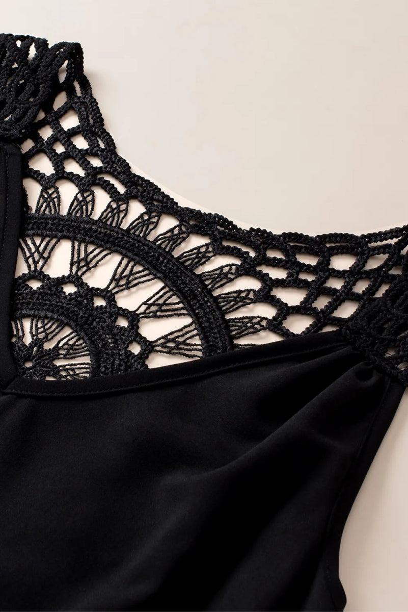 Openwork V - Neck Tank - CELIVINE