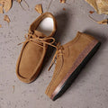 Round Toe Lace Up Loafers - CELIVINE