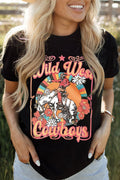 WILD WEST COWBOYS Graphic Tee Shirt - CELIVINE