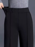 High - Waisted Wide Leg Pants - CELIVINE