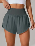 Pocketed High Waist Active Shorts - CELIVINE