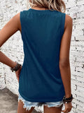 Breathable V - Neck Ribbed - Band Tank Top - CELIVINE