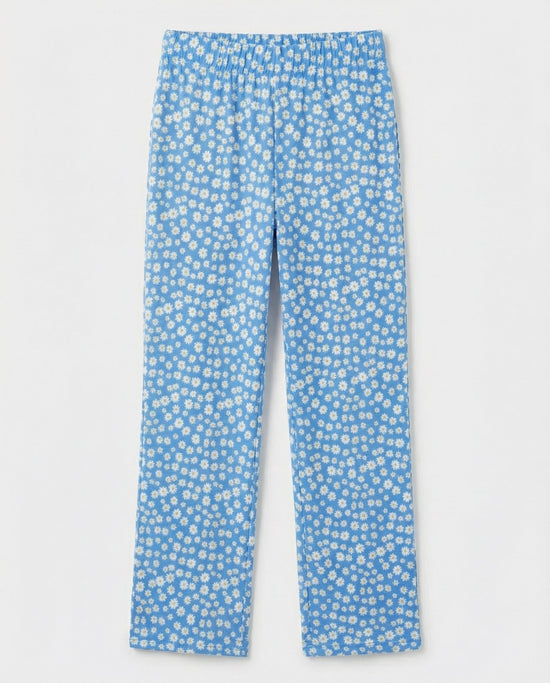 Bloomline Floral Flare Pants - CELIVINE