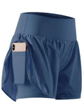 Pocketed High Waist Active Shorts - CELIVINE