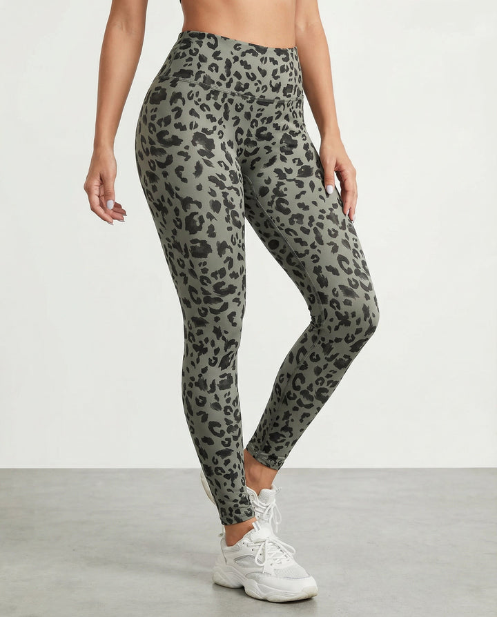 Leopard High - Rise Leggings - CELIVINE