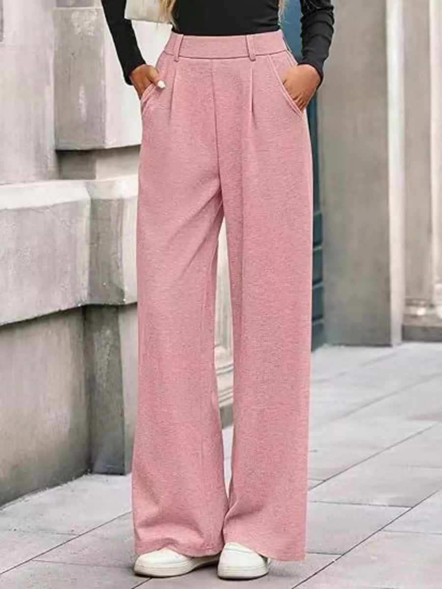 Wide - Leg Pants - CELIVINE