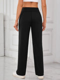 High Waist Active Pants with Pockets - CELIVINE
