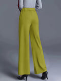 High - Waisted Wide Leg Pants - CELIVINE