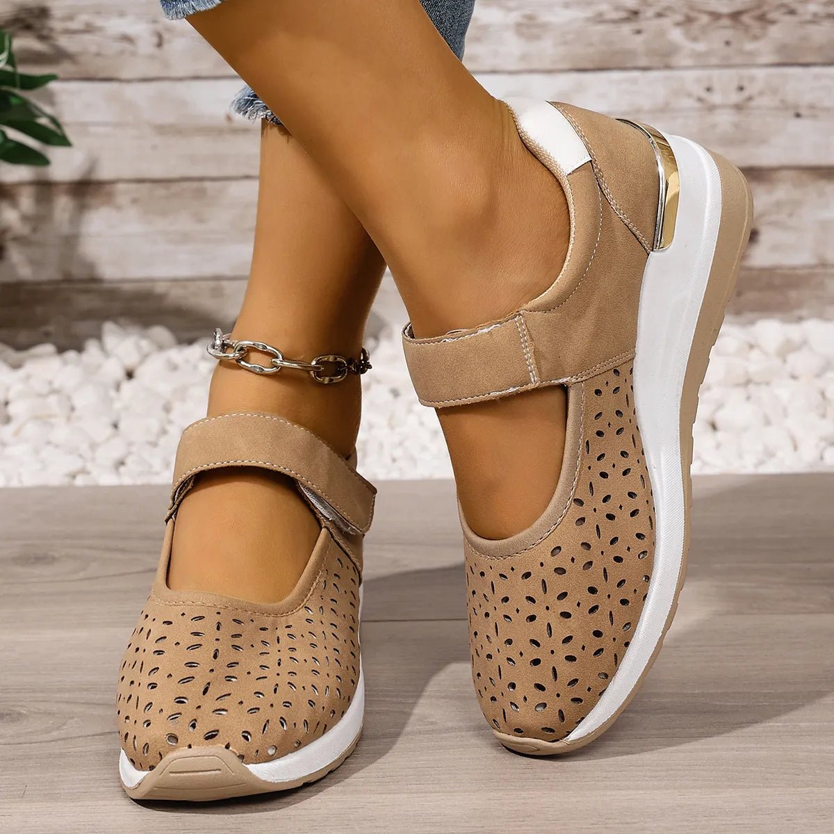 Breathable Wedge Sandals - CELIVINE