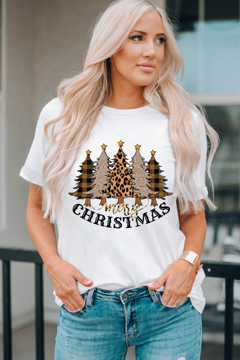 MERRY CHRISTMAS Graphic T-Shirt - CELIVINE