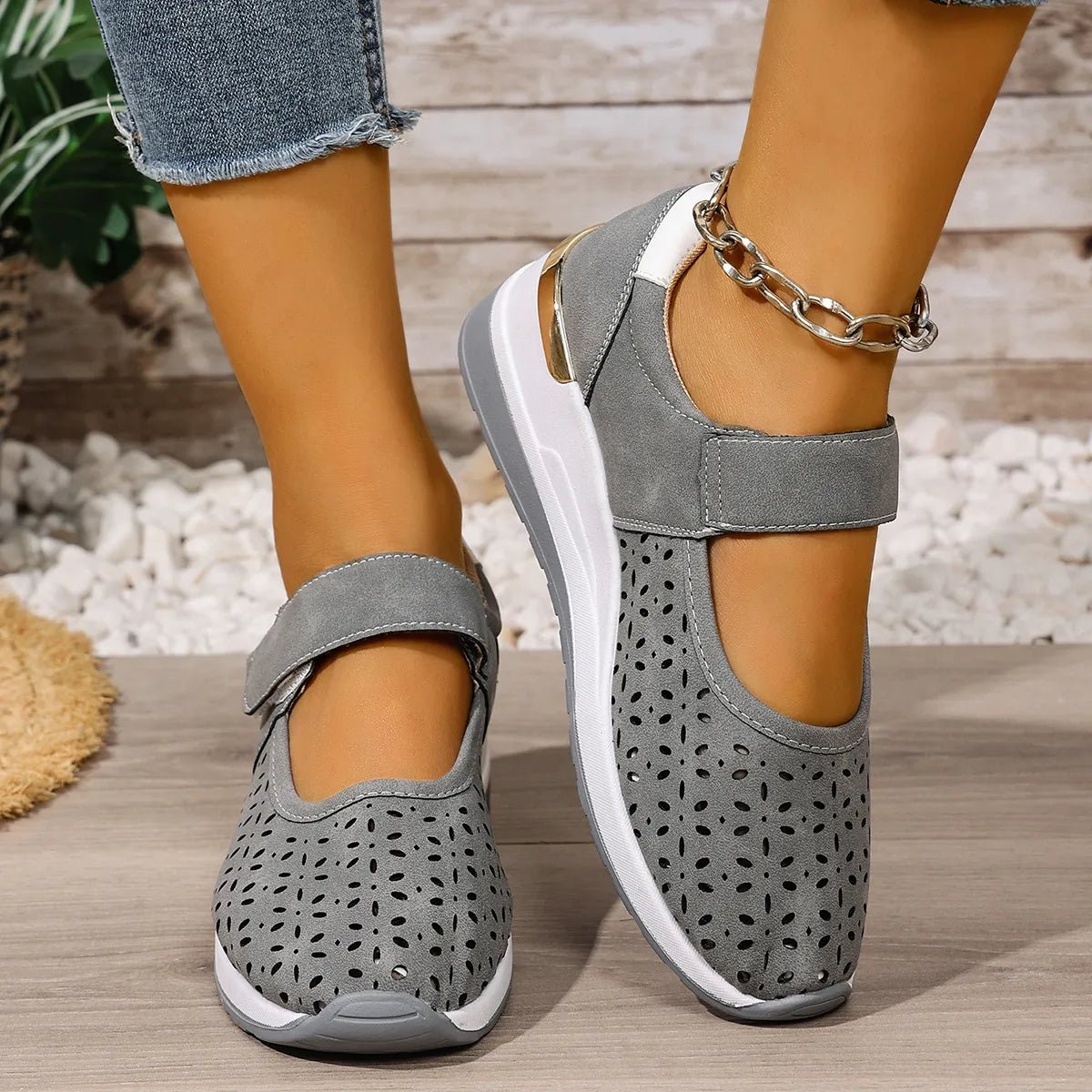 Breathable Wedge Sandals - CELIVINE