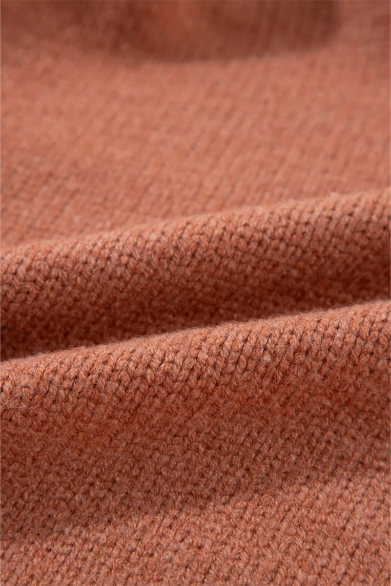 Slit Open Front Dropped Shoulder Cardigan - CELIVINE