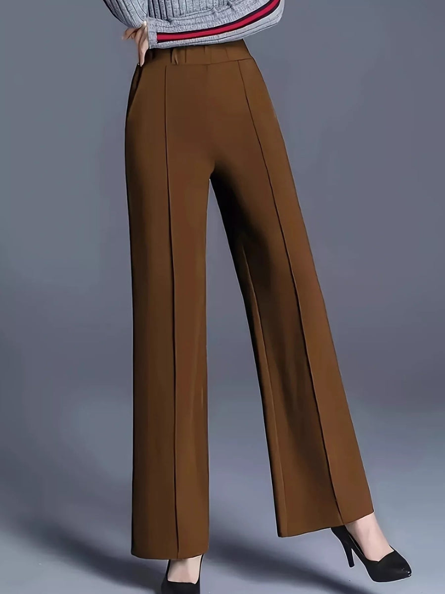 High - Waisted Wide Leg Pants - CELIVINE
