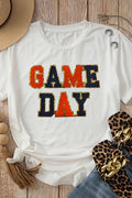 GAME DAY Round Neck Short Sleeve T-Shirt - CELIVINE