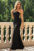 One - Shoulder Backless Maxi Dress - CELIVINE