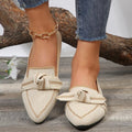 Point Toe Mesh Flat Slip - Ons - CELIVINE