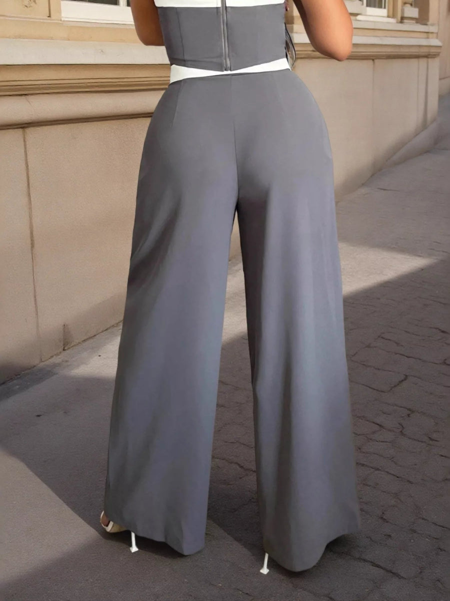 Wide Leg Pants - CELIVINE