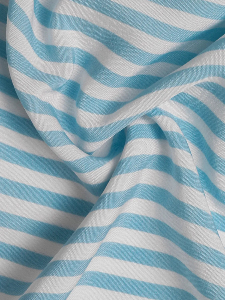 Striped Spaghetti Strap Midi Dress - CELIVINE