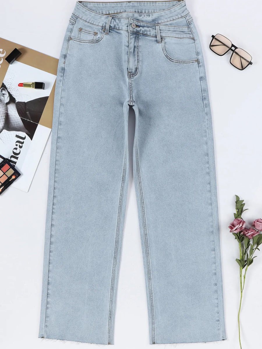 Wide Leg Jeans - CELIVINE