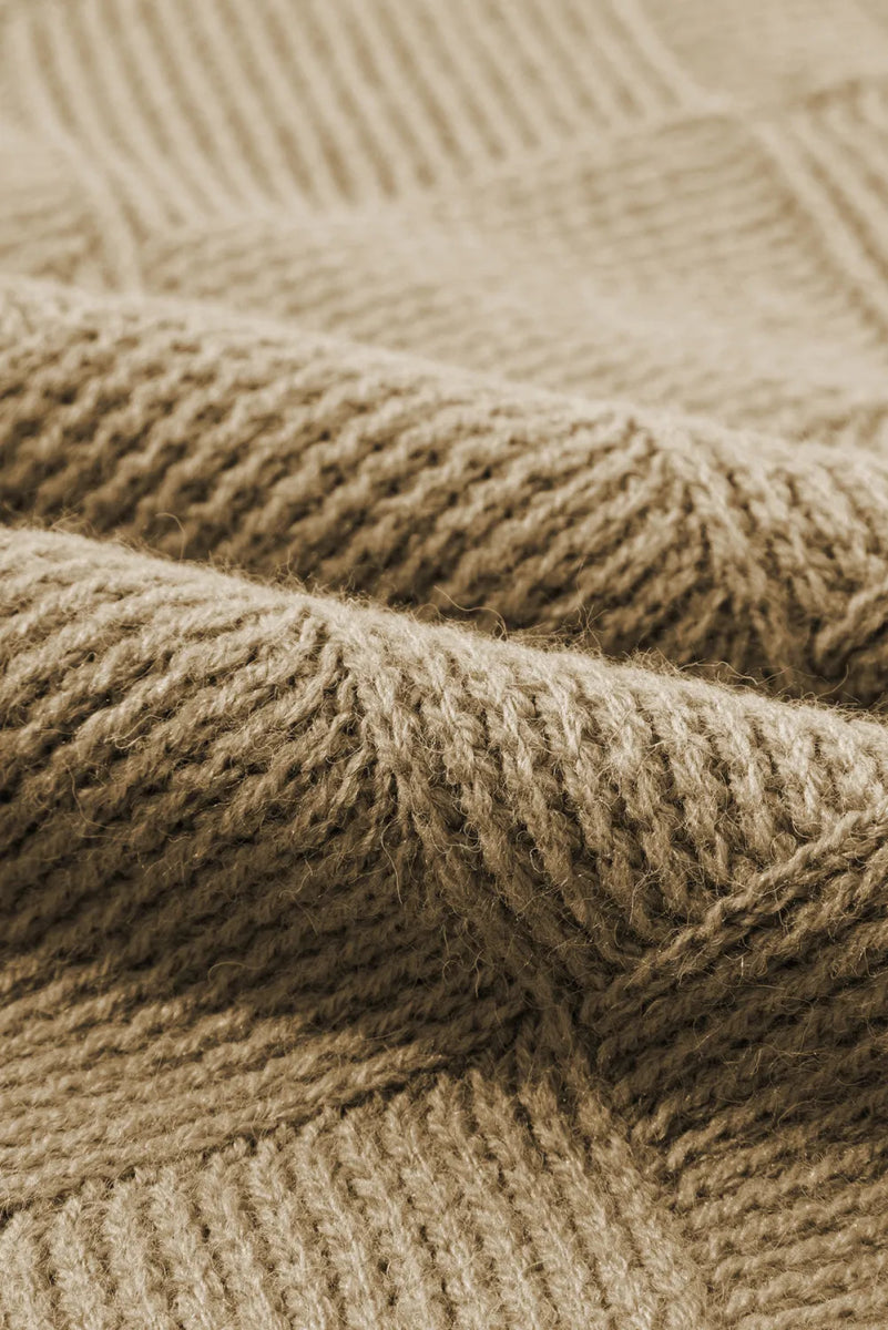 V - Neck Batwing Sleeve Sweater - CELIVINE