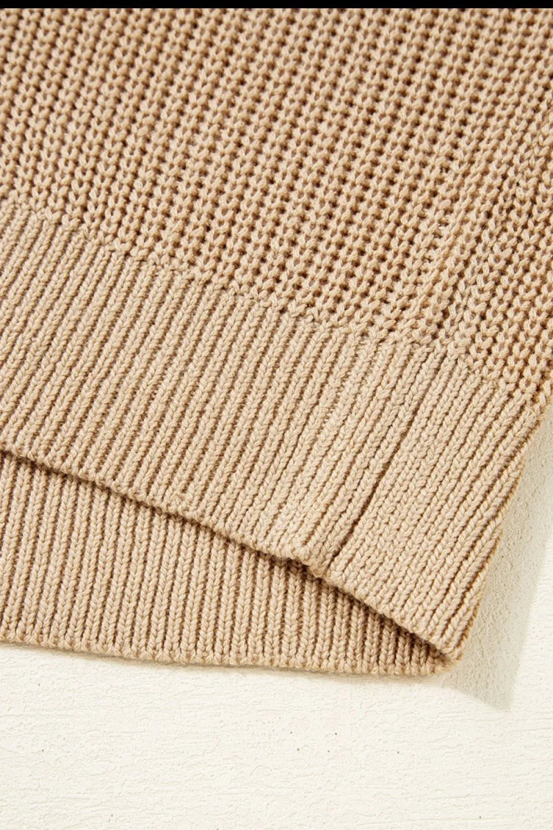 Western Cowboy Embroidery Round Neck Sleeveless Sweater - CELIVINE