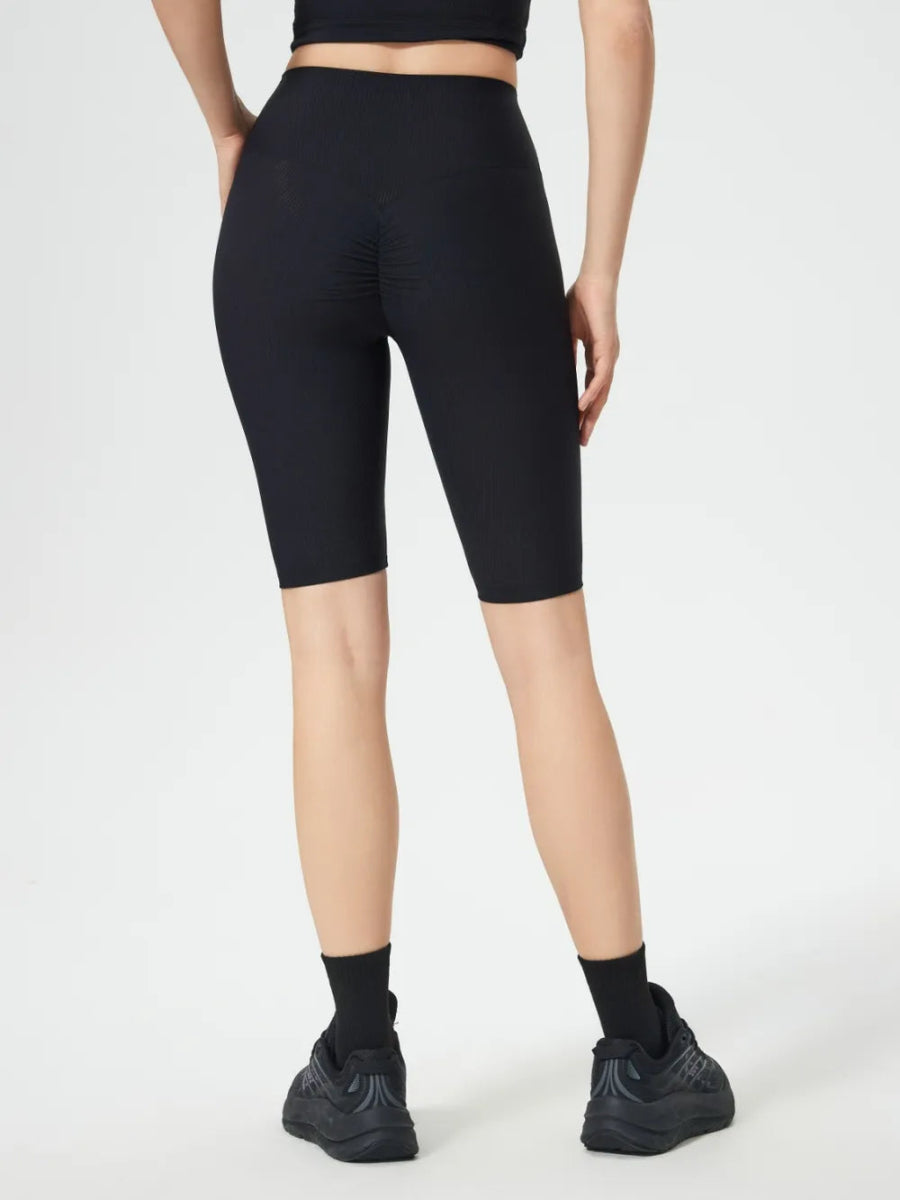 High Waist Active Shorts - CELIVINE