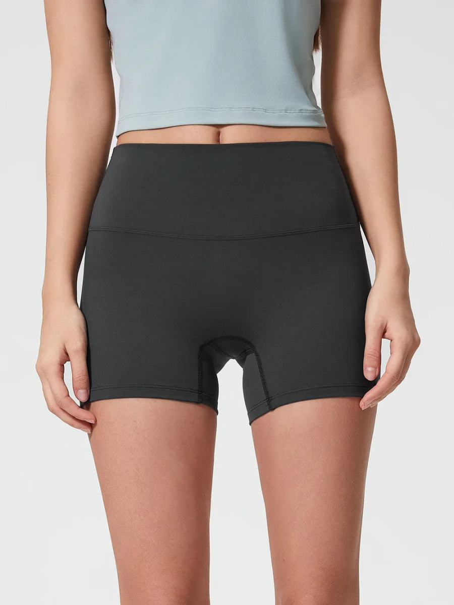 High Waist Active Shorts - CELIVINE