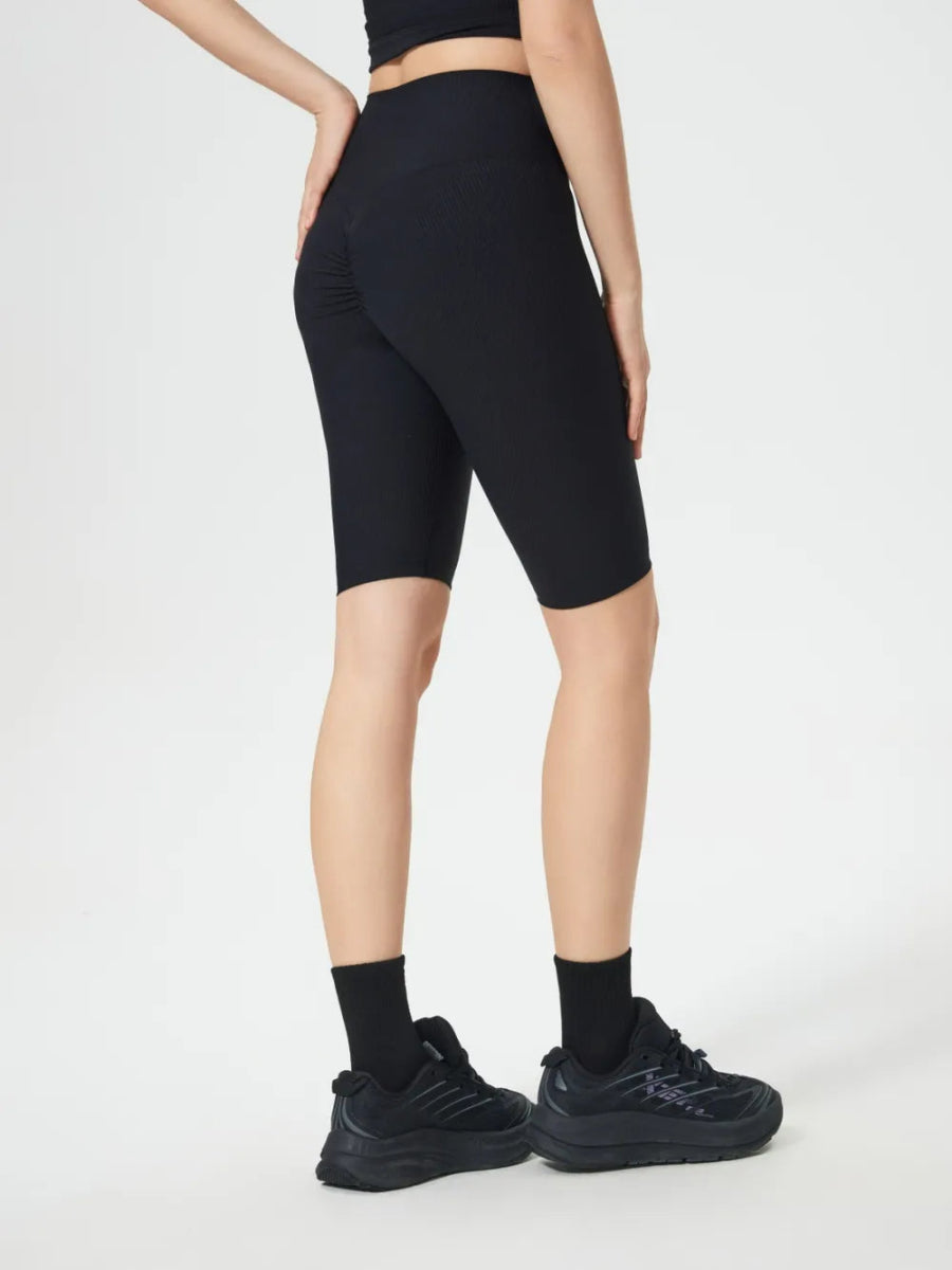 High Waist Active Shorts - CELIVINE