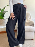 High - Waisted Wide - Leg Pants - CELIVINE